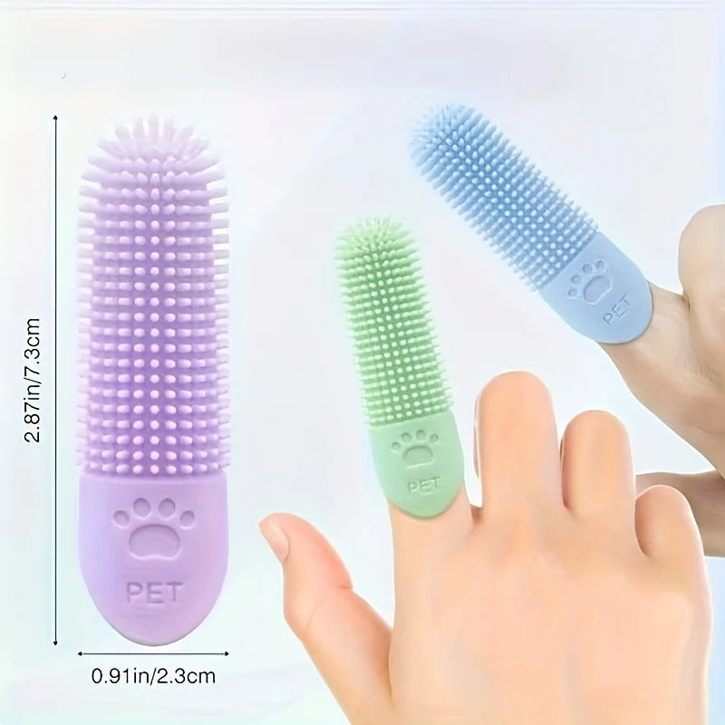 SmilePaw™ 360° Finger Toothbrush by Scooth Pet